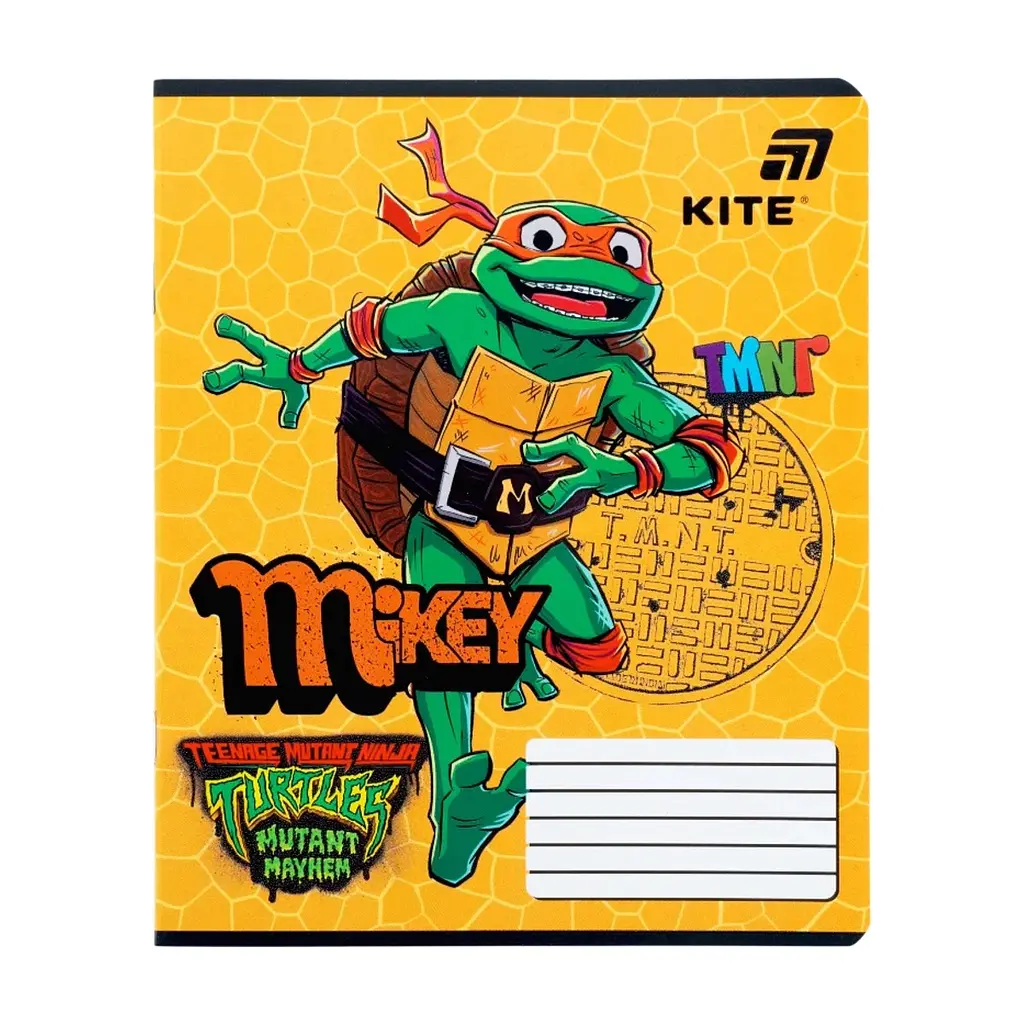 Зошит Kite Ninjia Turtles, 12 аркушів, лінія (NT26-234), в асортименті - фото 10