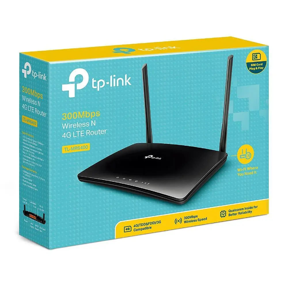 Беспроводной маршрутизатор, сетевое оборудование, 4G LTE Wi-Fi роутер, TL-MR6400 - фото 5