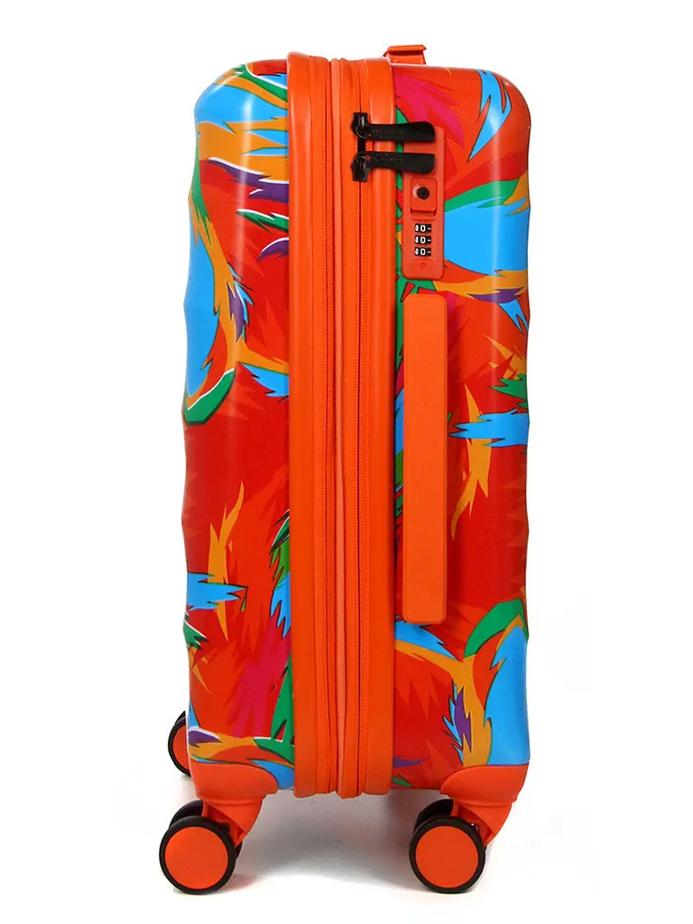 Валіза Малий (S) Полікарбонат під Ручну поклажу Airtex 970 Orange 43 л 55x39,5x23,5 см Помаранчевий - фото 5