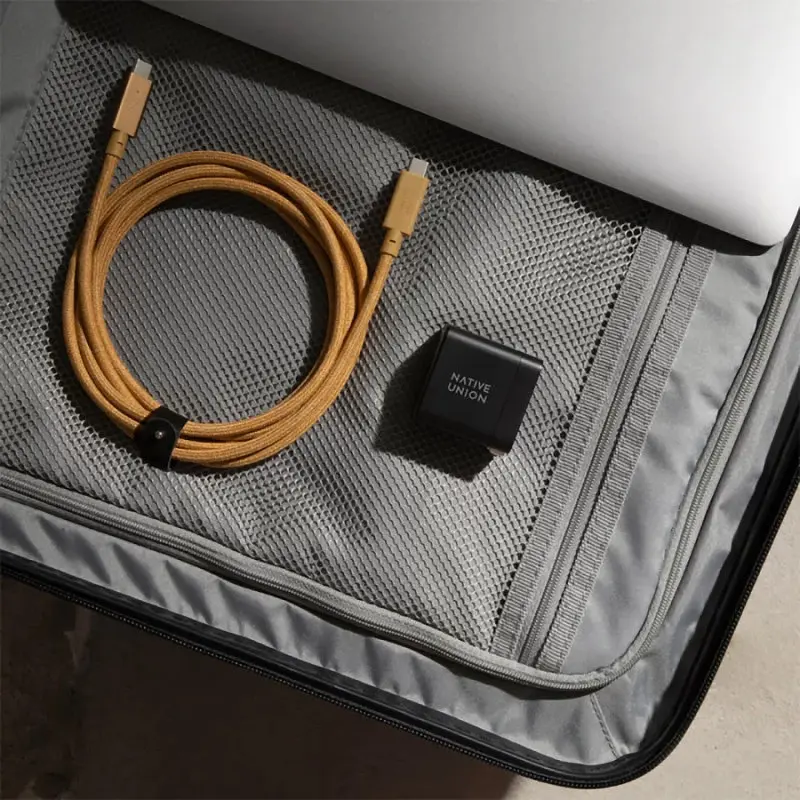 Сетевое зарядное устройство для Native Union Fast GaN Charger PD 35 Вт Dual USB-C Port Black (FAST-PD35-BLK-EU) - фото 5