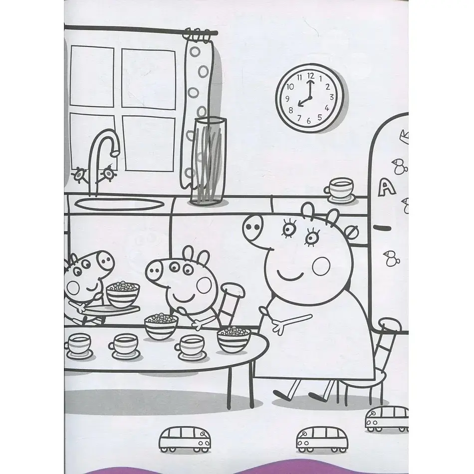 Розмальовка Перо Peppa Pig Супер-розмальовка зелена (117731) - фото 5