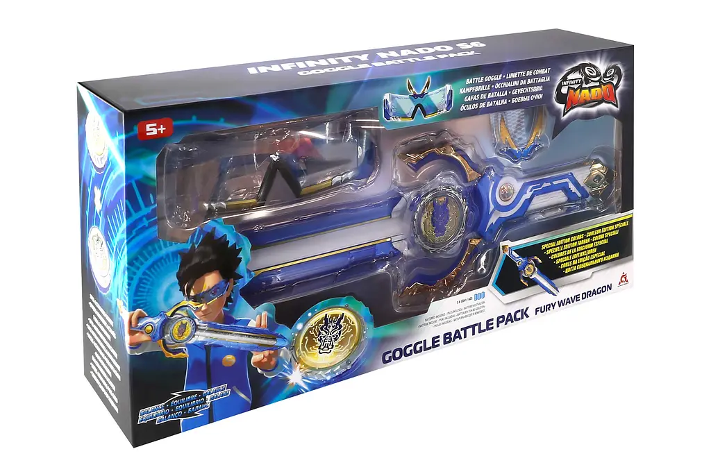 Набор Auldey VI Goggle Battle Pack волчка и акс. Infinity Nado det0018406 - фото 3