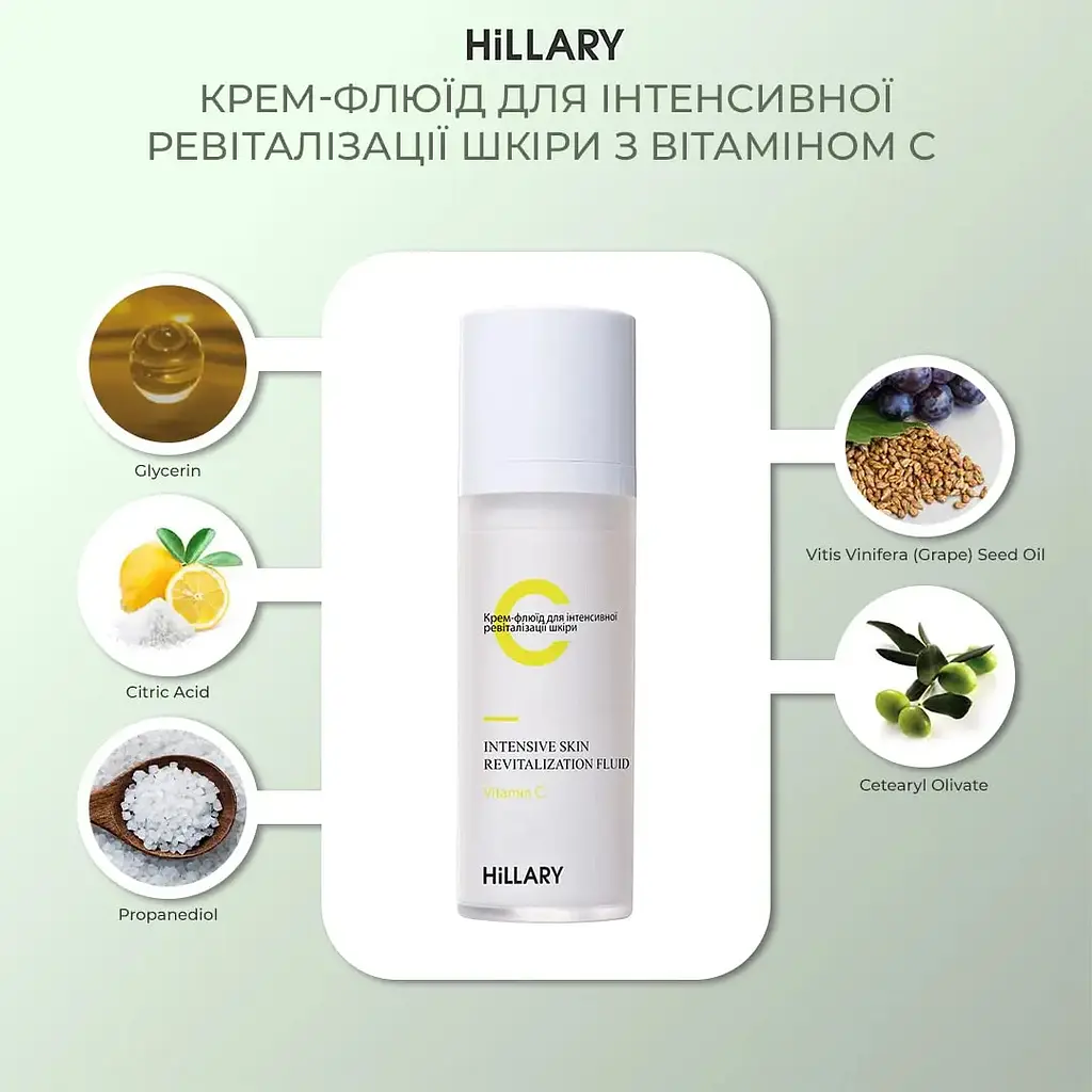 Крем-флюид Hillary Vitamin C Intensive Skin Revitalization Fluid для интенсивной ревитализации кожи 30 мл - фото 4