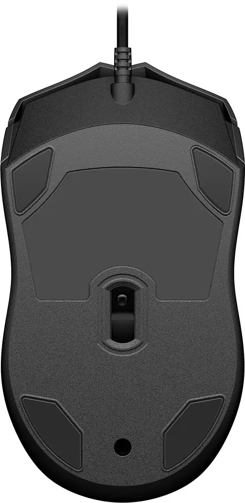 Мишка дротова HP 100 USB, чорна - фото 4