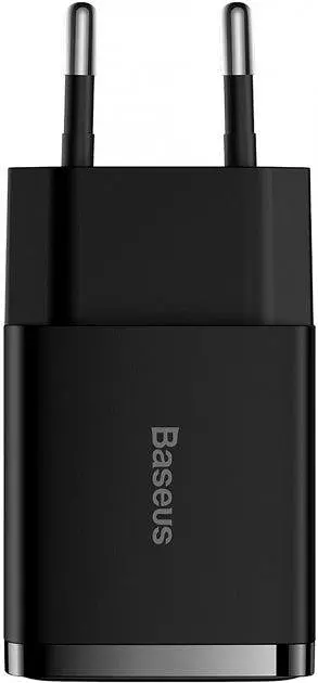 Мережевий зарядний пристрій Baseus Compact Charger 2USB 10.5W чорний (CCXJ010201) - фото 3
