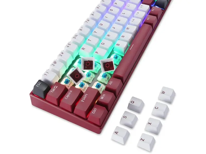 Клавіатура Motospeed BK67 Longhua Red Red (mtbk67rmr) - фото 6