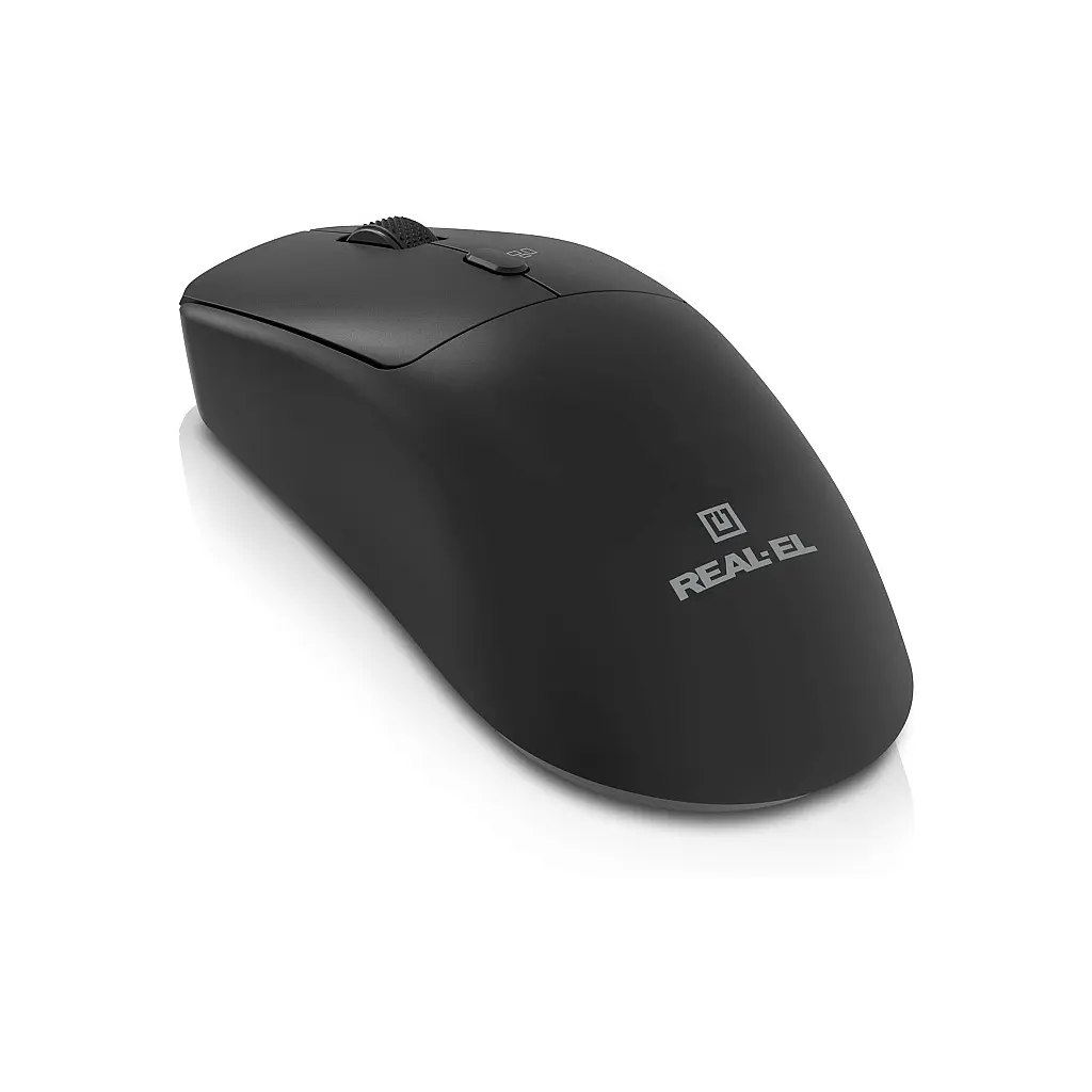 Мишка REAL-EL RM-317W Wireless Black (EL123200052) - фото 4