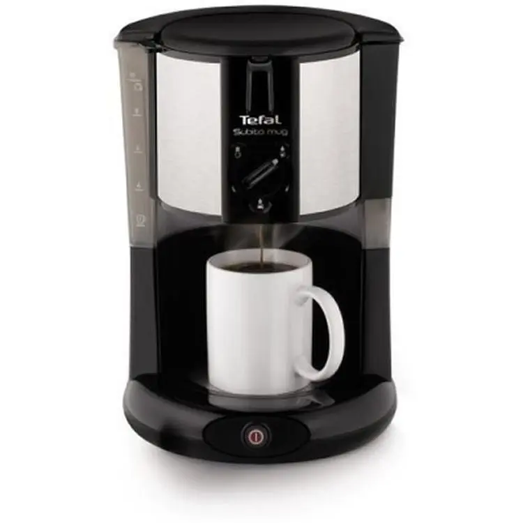 Кофеварка Tefal Subito Mug капельная 1.25 л черно-серебристая (CM290838) - фото 3