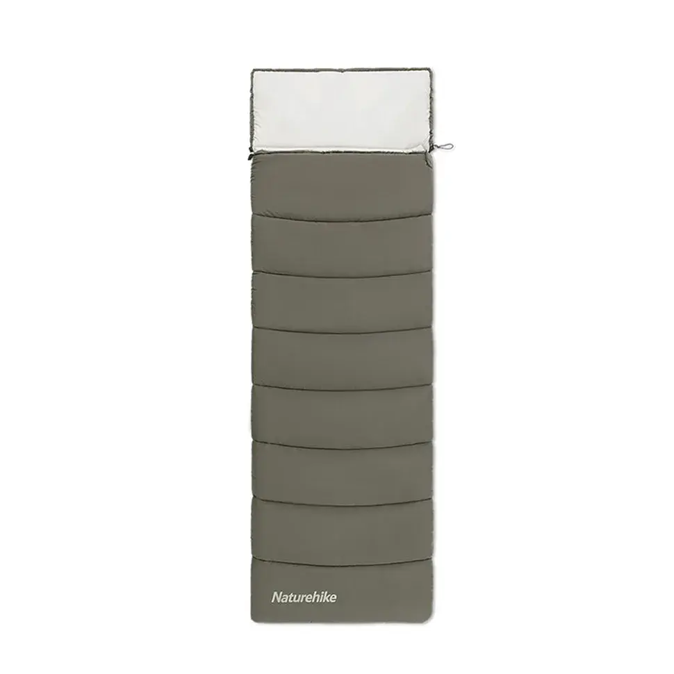 Спальний мішок Naturehike з капюшоном LD350 CNK2300SD016, темно-зелений (6976023921810)