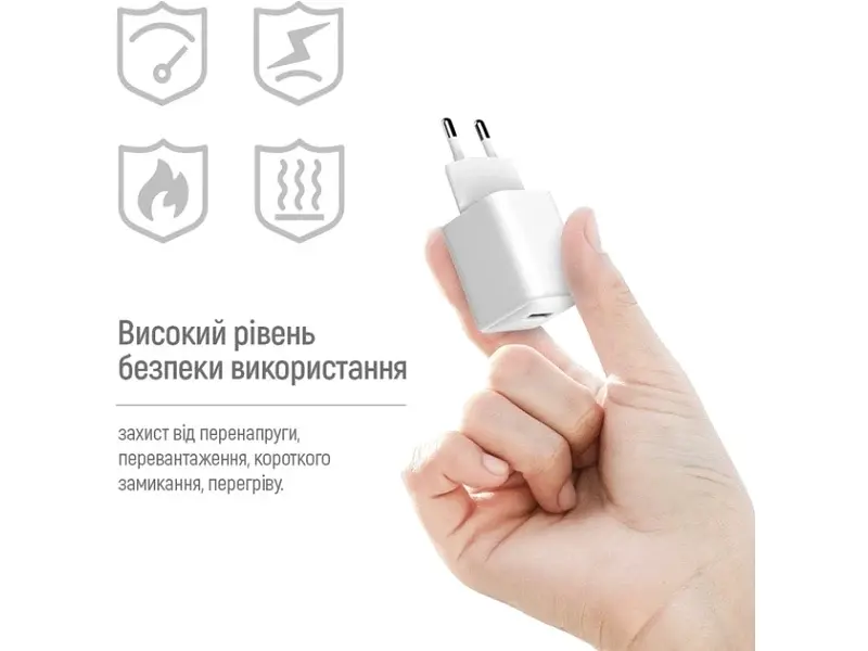 Мережевий зарядний пристрій ColorWay 18 W White (CW-CHS063Q-WT) - фото 8