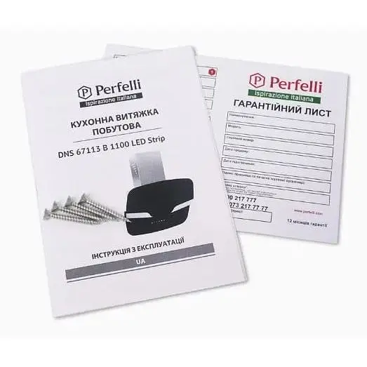 Вытяжка Perfelli DNS 67113 B 1100 BL LED Strip - фото 4