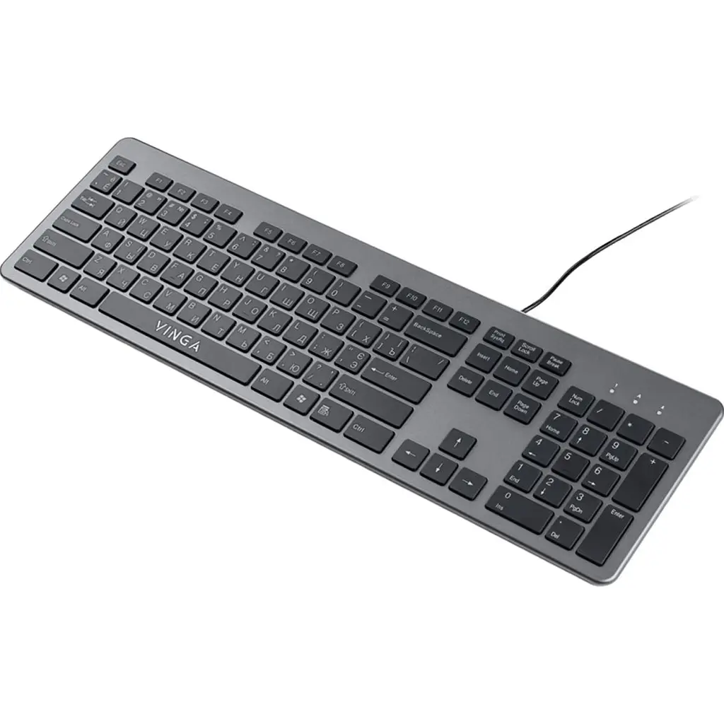 Клавіатура Vinga KB735 Black/Grey [128780] - фото 4