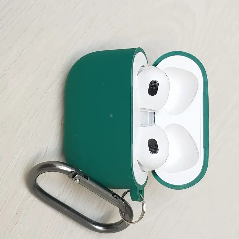 Чохол для Airpods 3 силікон з мікрофіброй  - фото 5