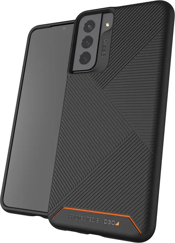 Оригінальний протиударний чохол для Samsung Galaxy S21 5G (G991) Gear4 Battersea D3O Black - фото 7
