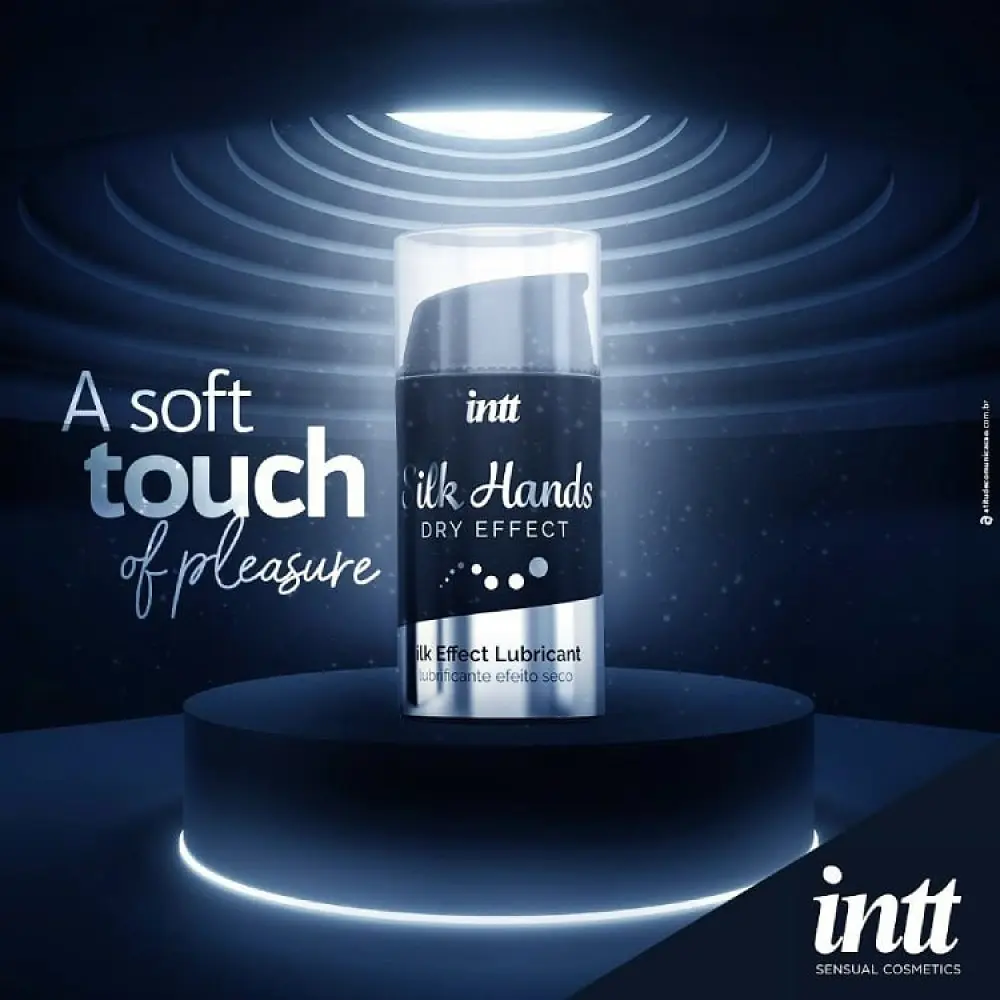 Лубрикант для мастурбації на силіконовій основі Intt Silk Hands, 15 мл - фото 5