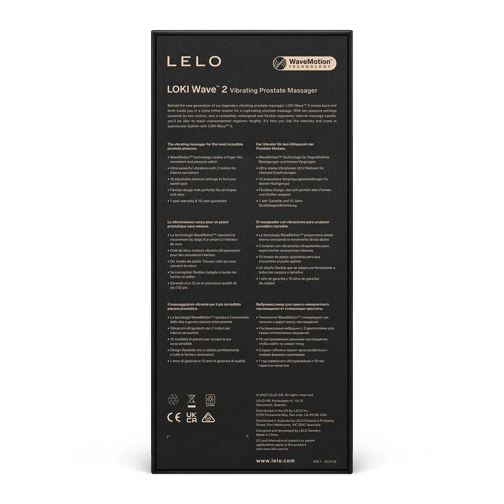 Массажер простаты LELO Loki Wave 2 - фото 5