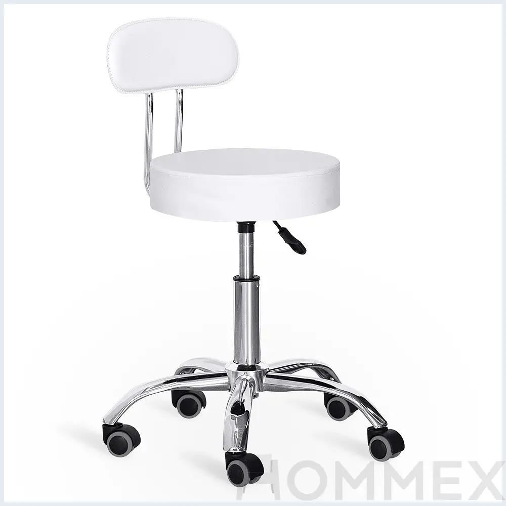 Кресло для мастера Hommex Elise Plus White (арт. H-125 White)