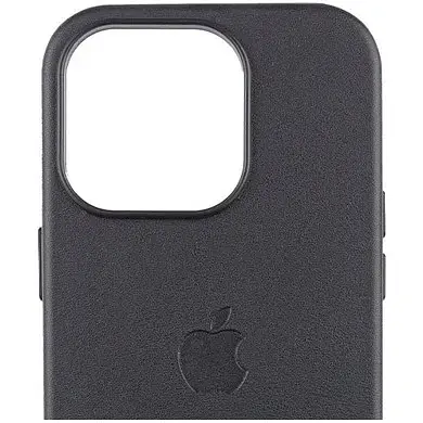 Чохол Leather Case with MagSafe для Apple iPhone 16 Pro Max Black AAA [119569] - фото 3
