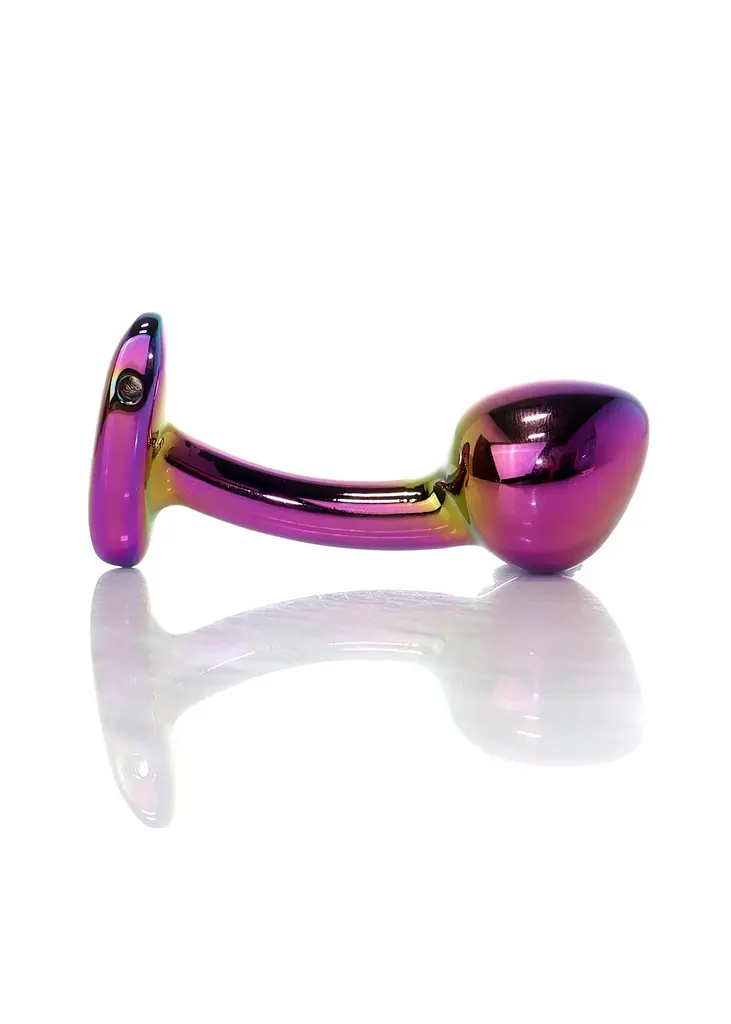 Анальна пробка - Jewellery Multicolour Curved Plug M - фото 3
