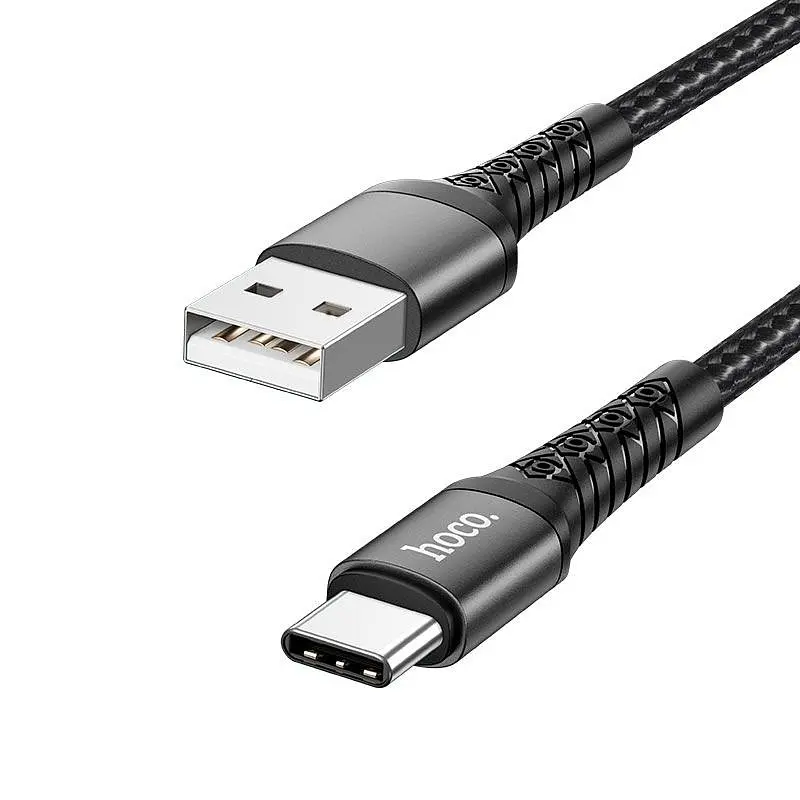 Кабель HOCO Type-C Charging data cable DU19 1m, 3A