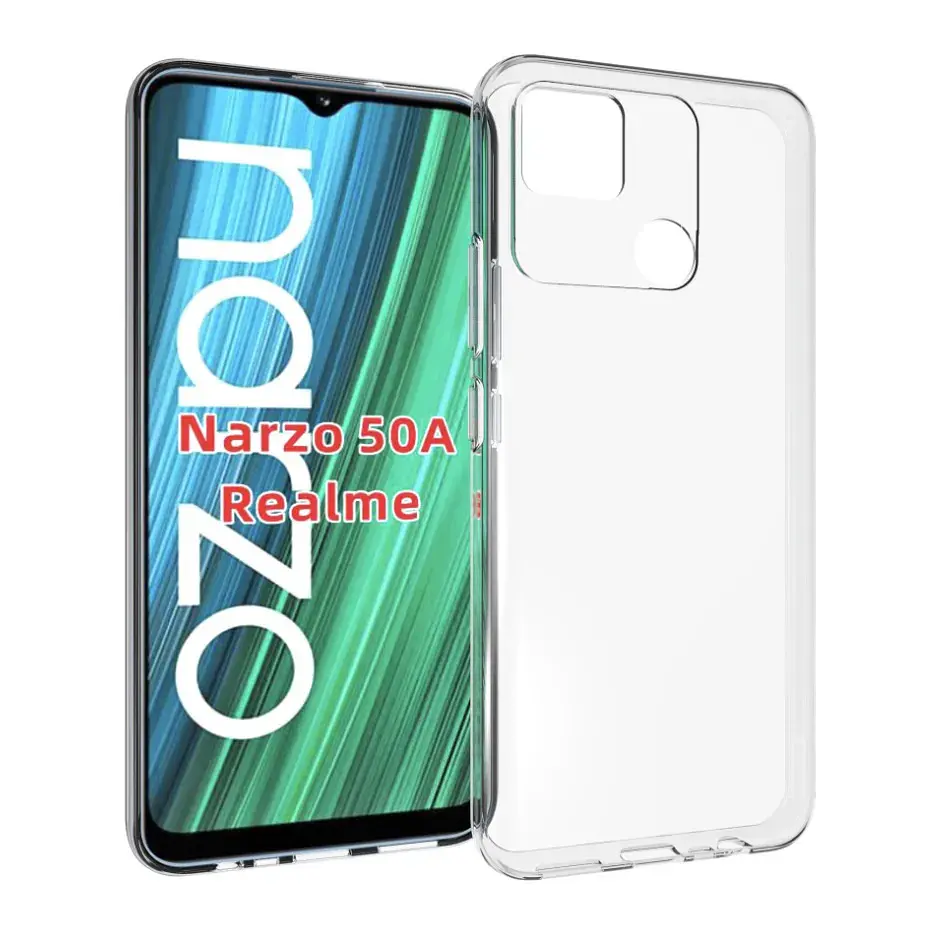 Силиконовый чехол BeCover для Realme Narzo 50A Transparancy (707814) - фото 3