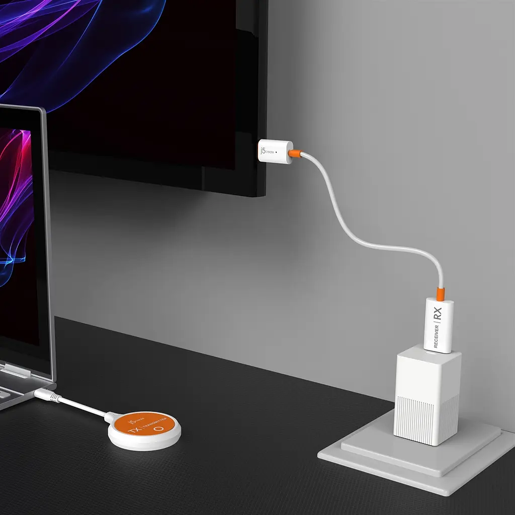 Подовжувач J5create USB-C - HDMI (M/M) до 15 м White (JVAW62-N) - фото 4