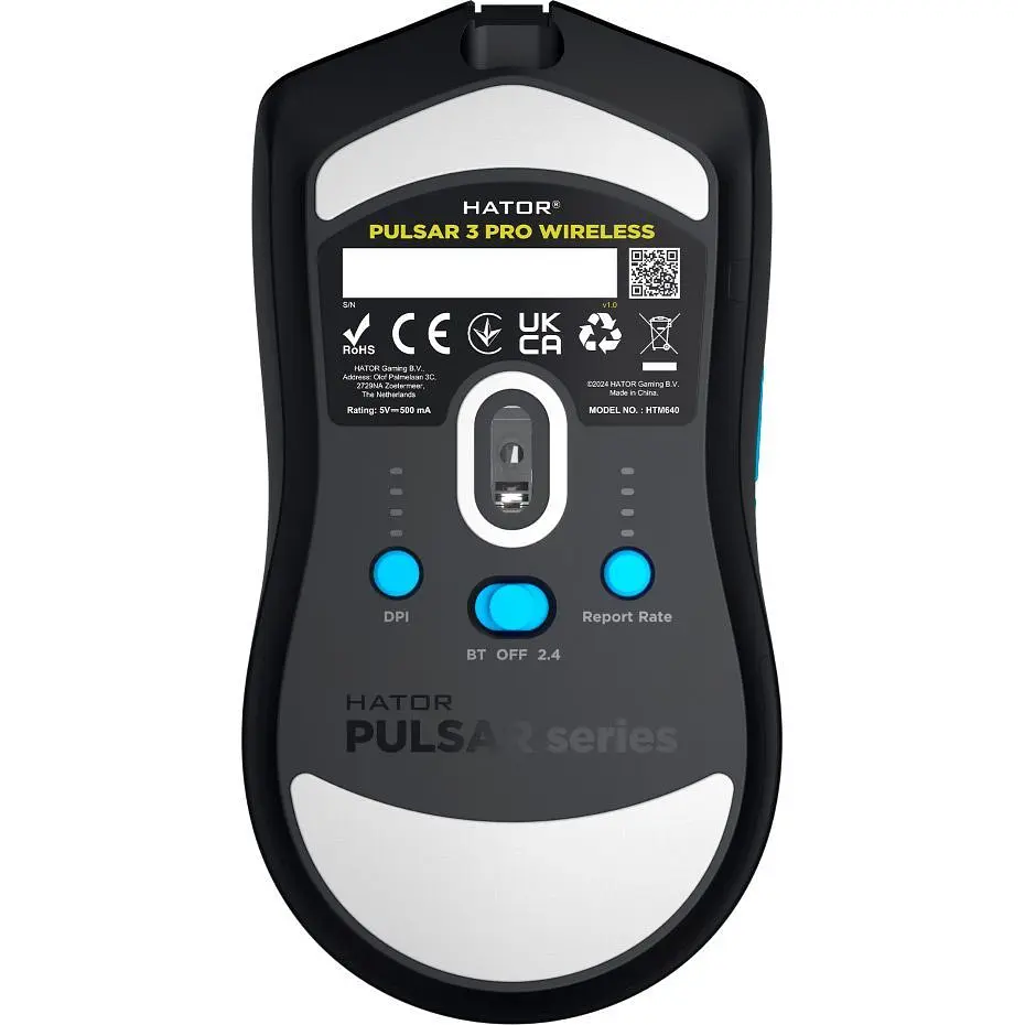 Миша Hator Pulsar 3 Pro Wireless Black (HTM640) [128618] - фото 5