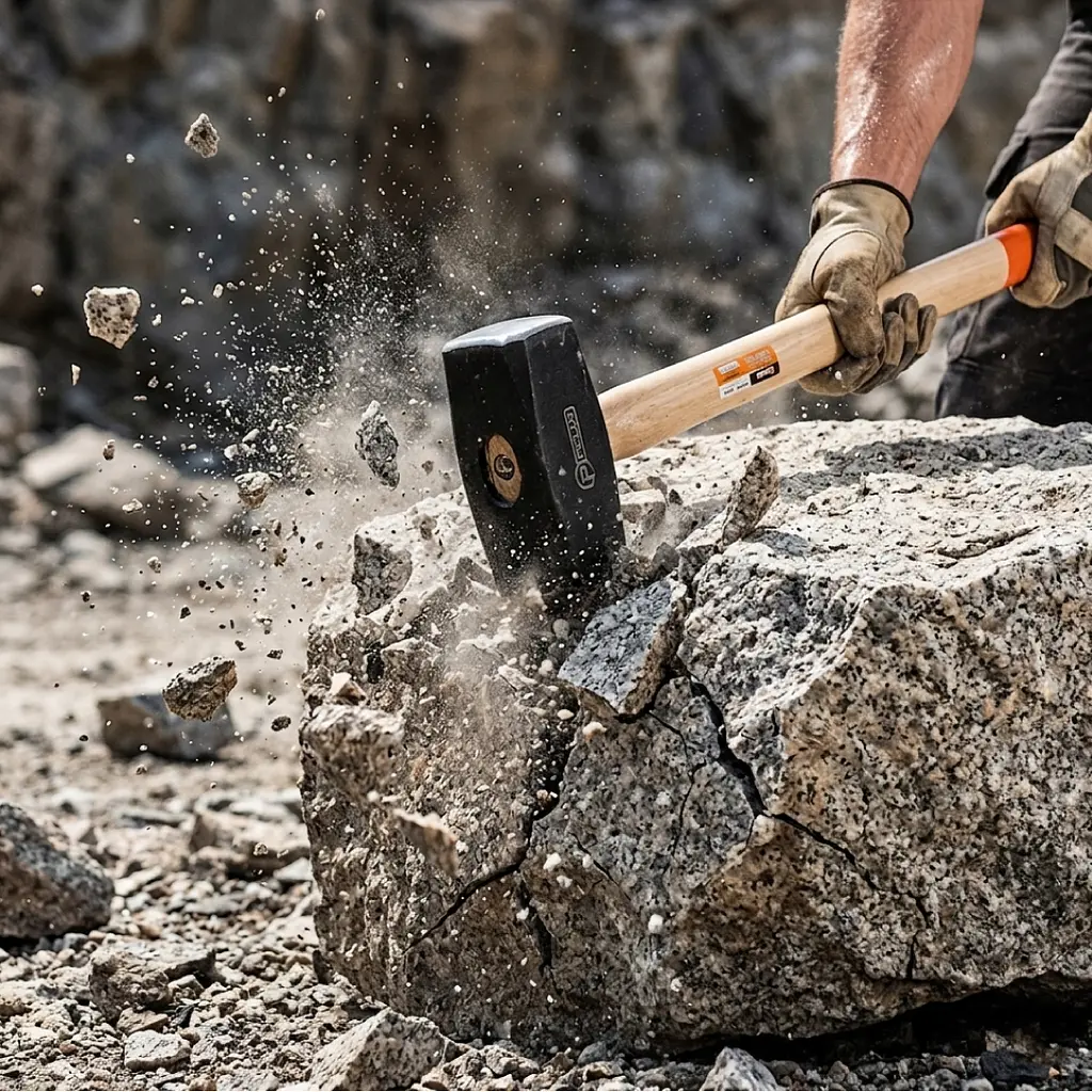 Кувалда Polax 3 кг ручка з дерева (36-060) - фото 7