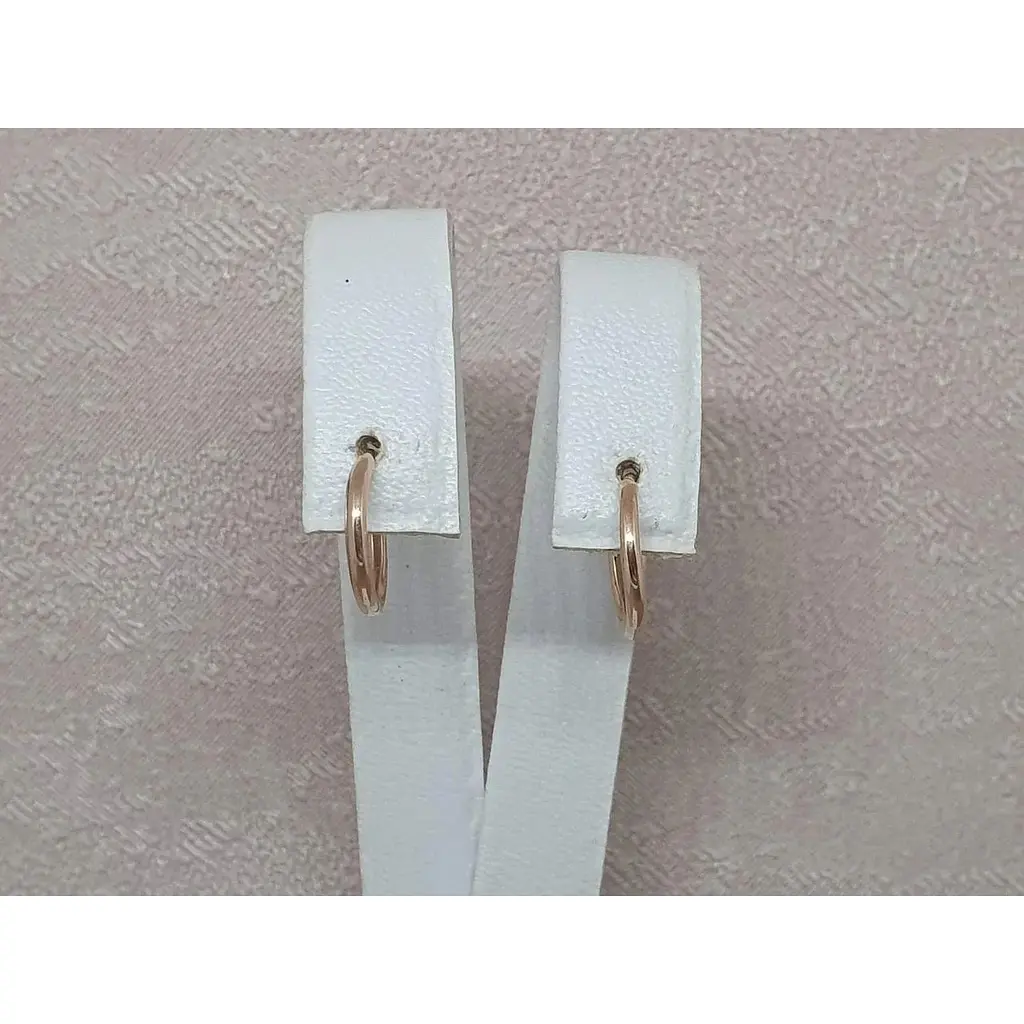 Золоті сережки-кільця Всесвіт. 22001300 - фото 6