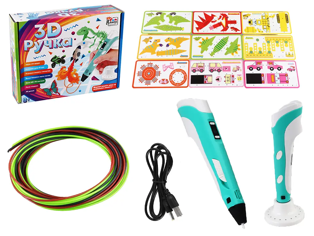 3D ручка 4FUN Game Club, USB кабель живлення, 42655 - фото 1