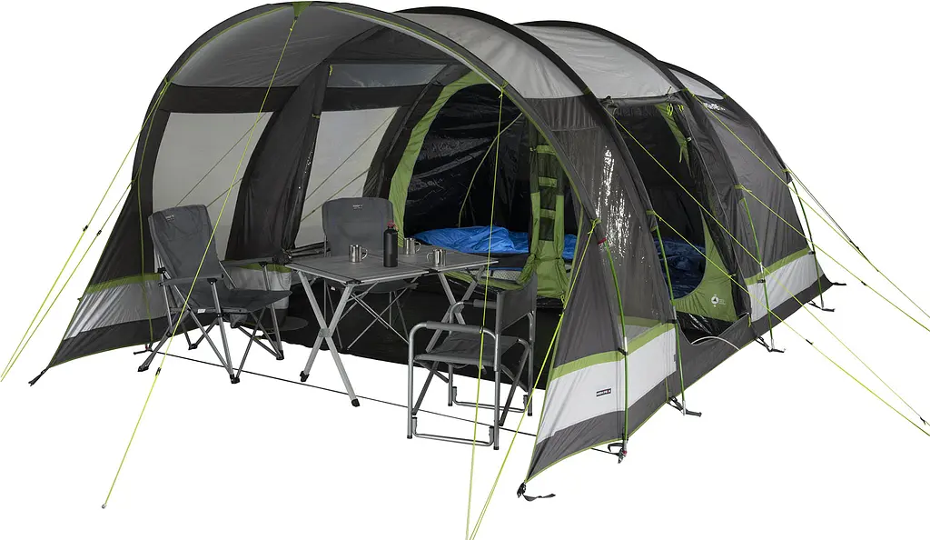 Намет чотиримісний High Peak Garda 4.0 Light Grey/Dark Grey/Green (11821) - фото 5