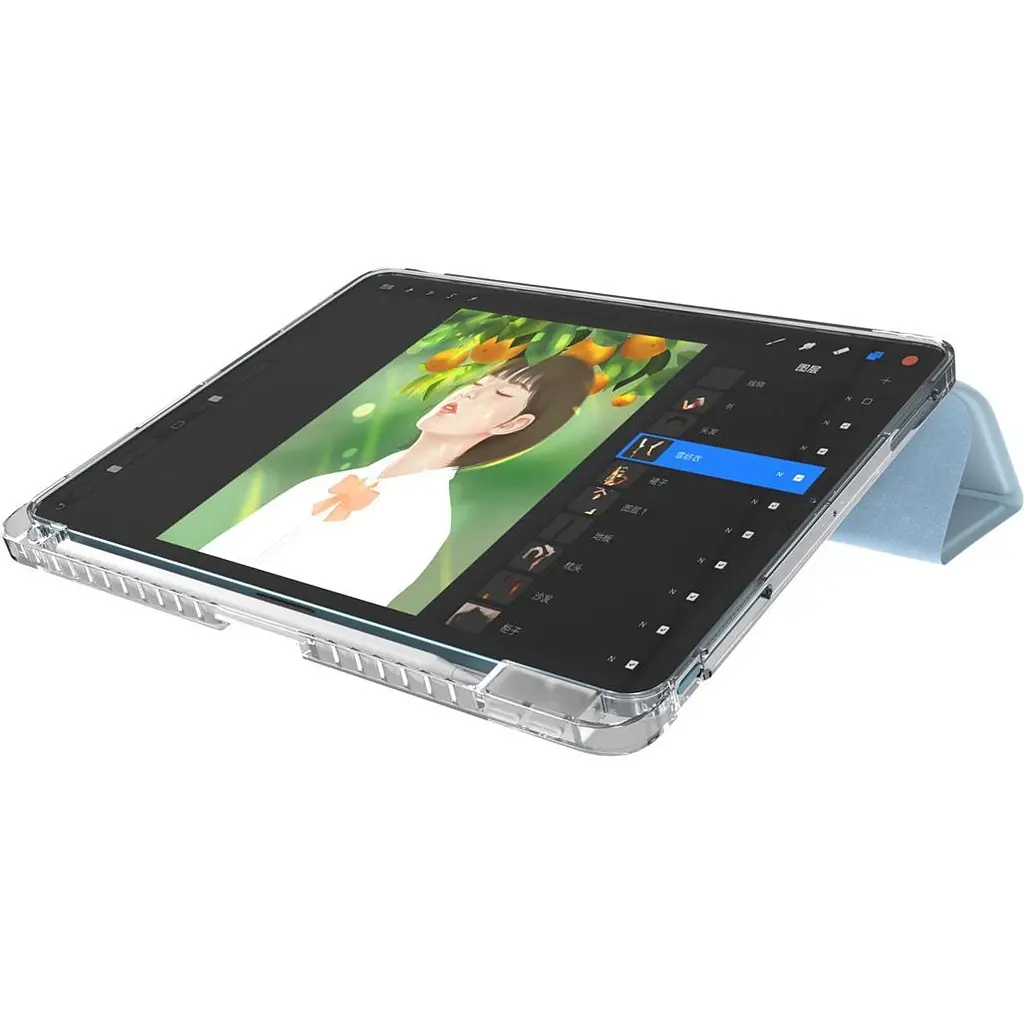 Чохол-книжка Comma Joy PU with Pencil Slot для Apple iPad Pro 11 (2024-2025) Black [111044] - фото 4