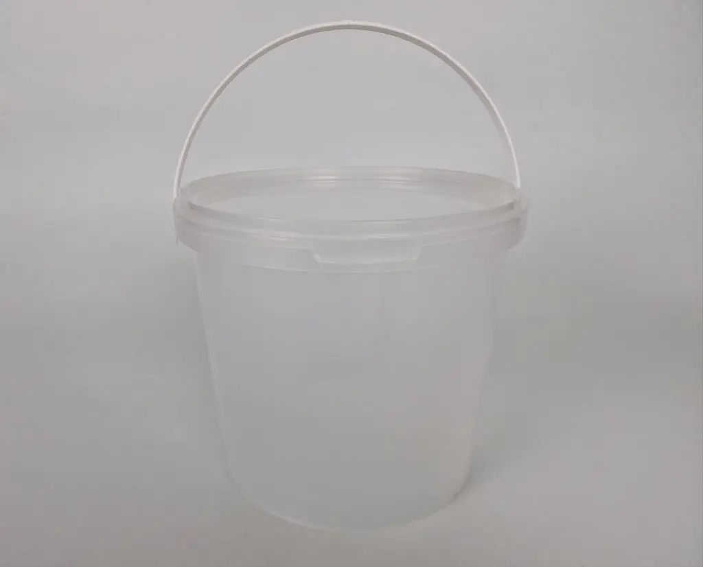 Пластикове харчове кругле відро прозоре з кришкою 5.5 л 50 шт./уп. - фото 2