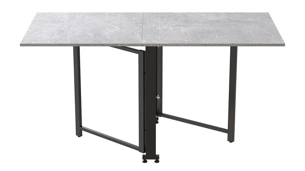 Стіл-книга трансформер Оріон 2 Ferrum-decor 750x1520x730 Чорний метал ДСП Бетон 16 мм (FRD-104589) - фото 5