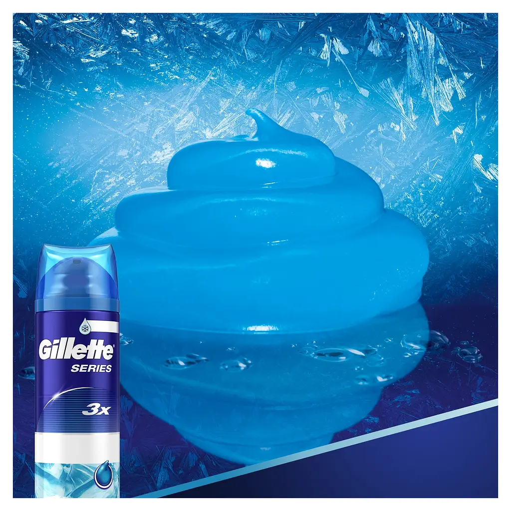 Гель для бритья Gillette Series Sensitive Cool 200 мл - фото 4