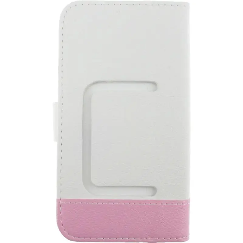 Чохол-книжка Toto Book Universal cover 4.5-5" White/Pink - фото 3