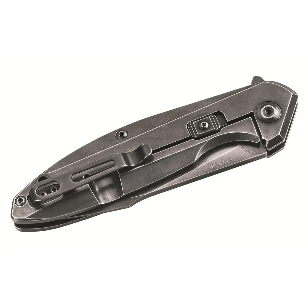 Ніж складаний туристичний Ruike P128-SB, (9.3 см) 14C28N/3cr14n чорний - фото 3