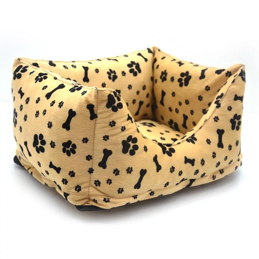 Лежак для собак та котів Zoo-hunt Лапки двосторонній №3 500х650х230 мм - фото 2