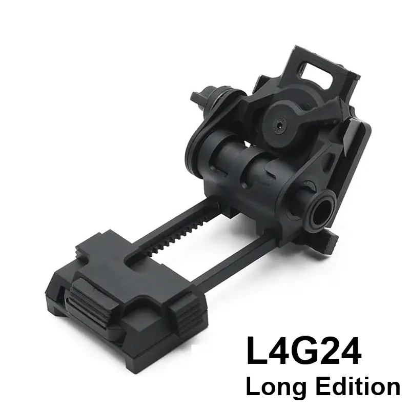 Подовжене NVG кріплення для ПНО c DOVETAIL інтерфейсом "Ластівчин хвіст" L4G24 long edition, чорний (100981-L) - фото 2