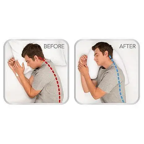 Ергономічна подушка - підкова SIDE Sleeper PRO ортопедична для шиї з простором для вуха ∙ Розумна подушка для сну на боці - фото 3