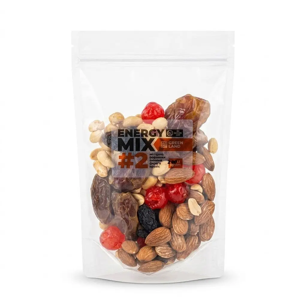 Суміш горіхово-сухофруктова MIX 2, 200г, Green Lane
