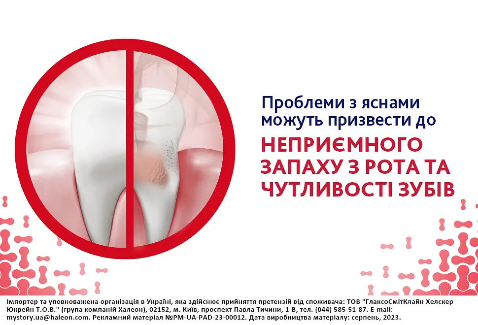 Зубна паста Parodontax Захист Ясен + Свіжий подих і Чутливість Зубів 75 мл - фото 6
