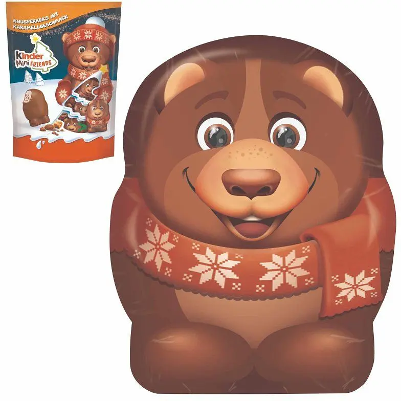 Цукерки Kinder Mini Friends Knusperkeks mit Karamellgeschmack 122 г - фото 4