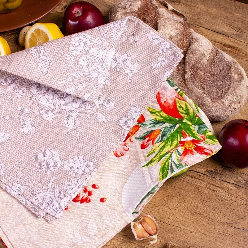 Набор полотенец MirSon №638 Pomegranate story 50х30 см 2 шт. (2200006740605) - фото 3