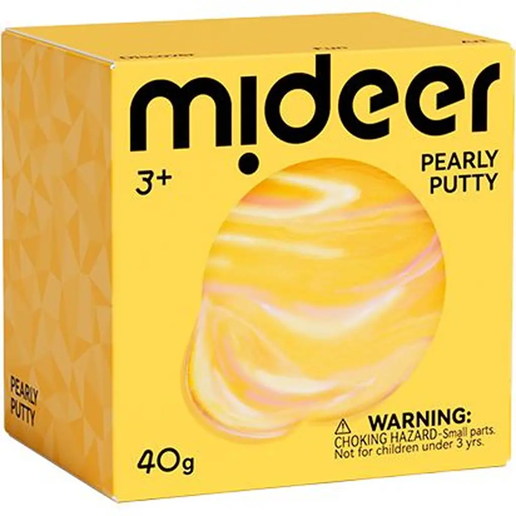 Маса для ліплення Mideer перлинна жовта (MD1701)