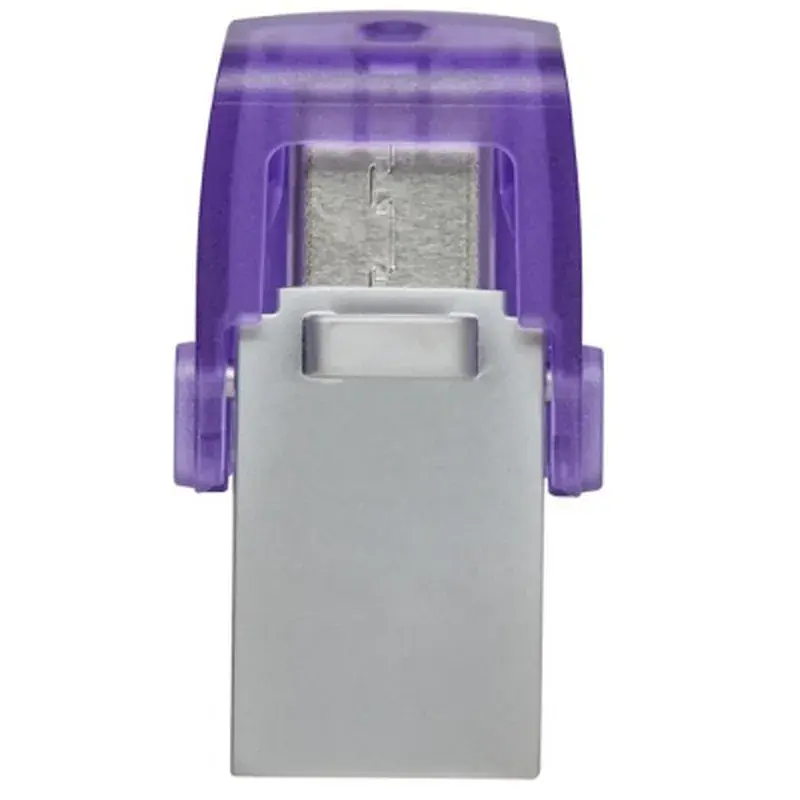USB флеш накопичувач Kingston 128GB DataTraveler microDuo 3C USB 3.2/Type C (DTDUO3CG3/128GB) - фото 3