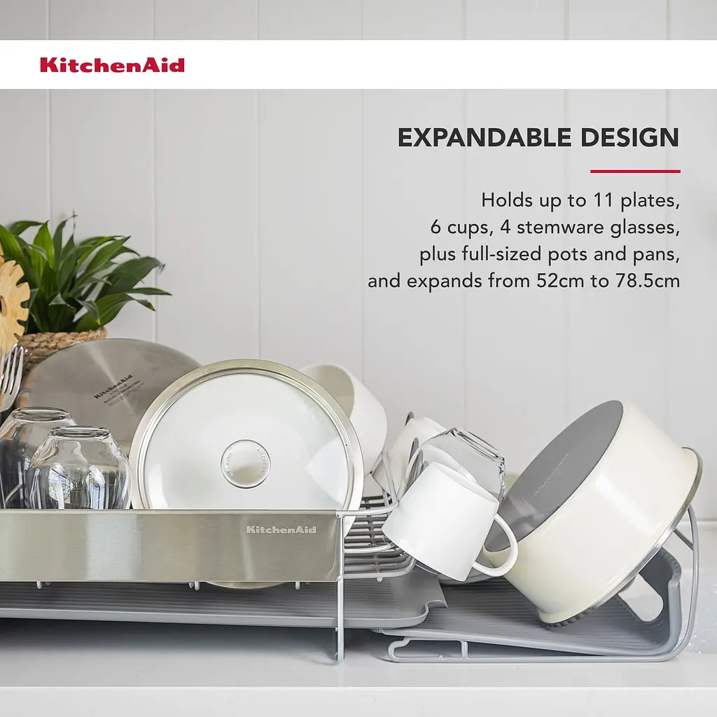 Підставка для сушки посуду KitchenAid Sinkware сіра (KEG896BXCGA) - фото 13