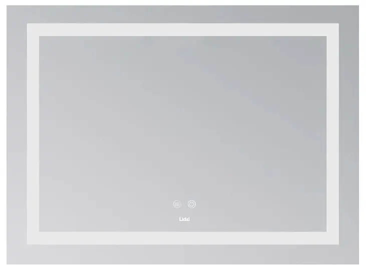 Дзеркало Lidz Kubis (KU1) 900х700 мм з LED-підсвічуванням Touch LD78LF9049070 - фото 2
