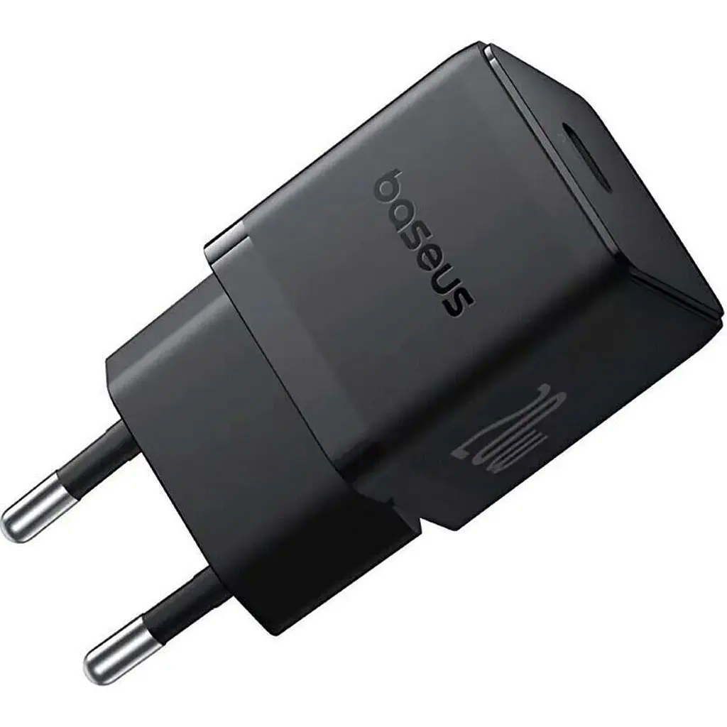 Мережевий зарядний пристрій Baseus Palm 1-USB-C 20W Cluster Black (P10111602113-00) [127629] - фото 2