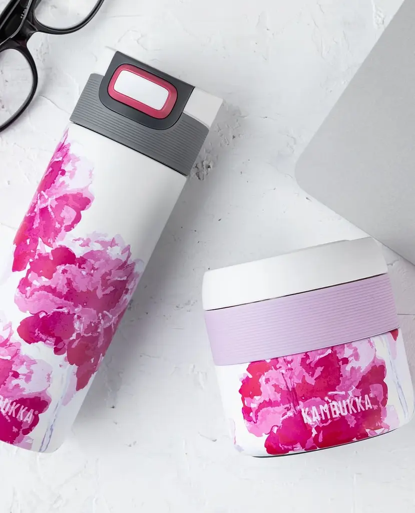 Термоконтейнер для їжі Kambukka Bora Pink Blossom, 400 мл, рожевий (11-06003) - фото 7